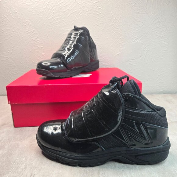 New Balance 460 V3 Umpire Low-Cut Baseball Shoes Sz 11.5 Black Athletic Sneakers